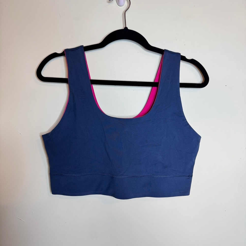 Reversible Pink and Blue Sports Bra Fabletics - Picture 2 of 6